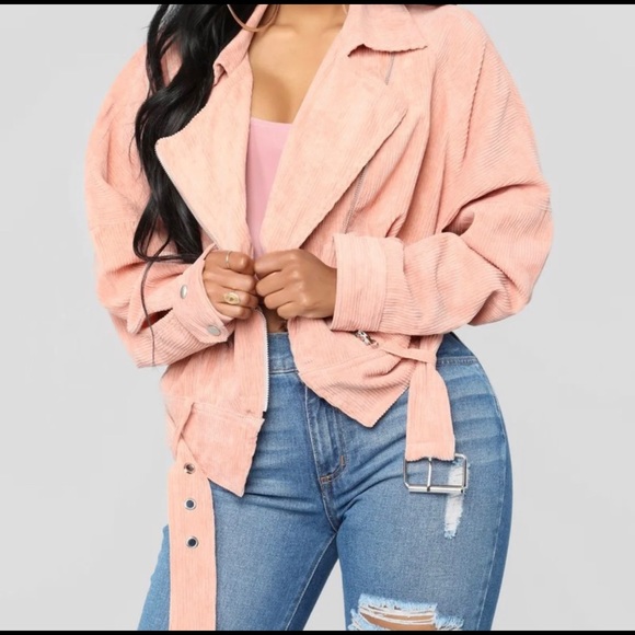 Women’s corduroy jacket moto jacket - Picture 1 of 7